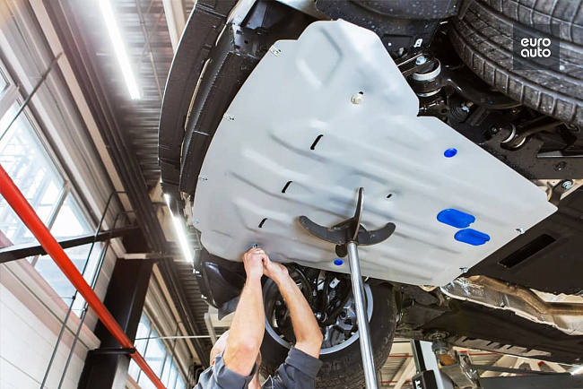 Установка защиты ДВС(Renault)