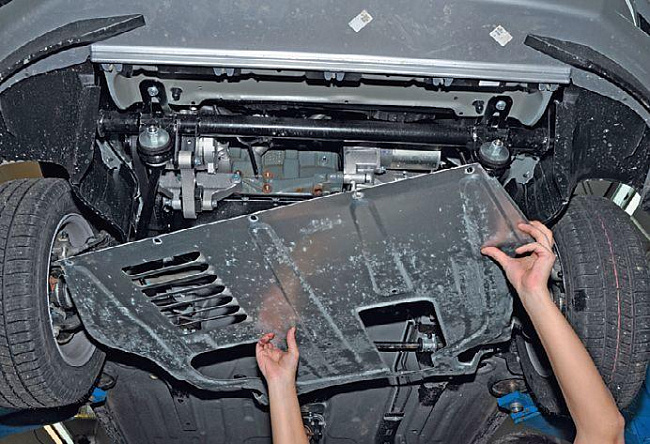 Установка защиты ДВС(OMODA)